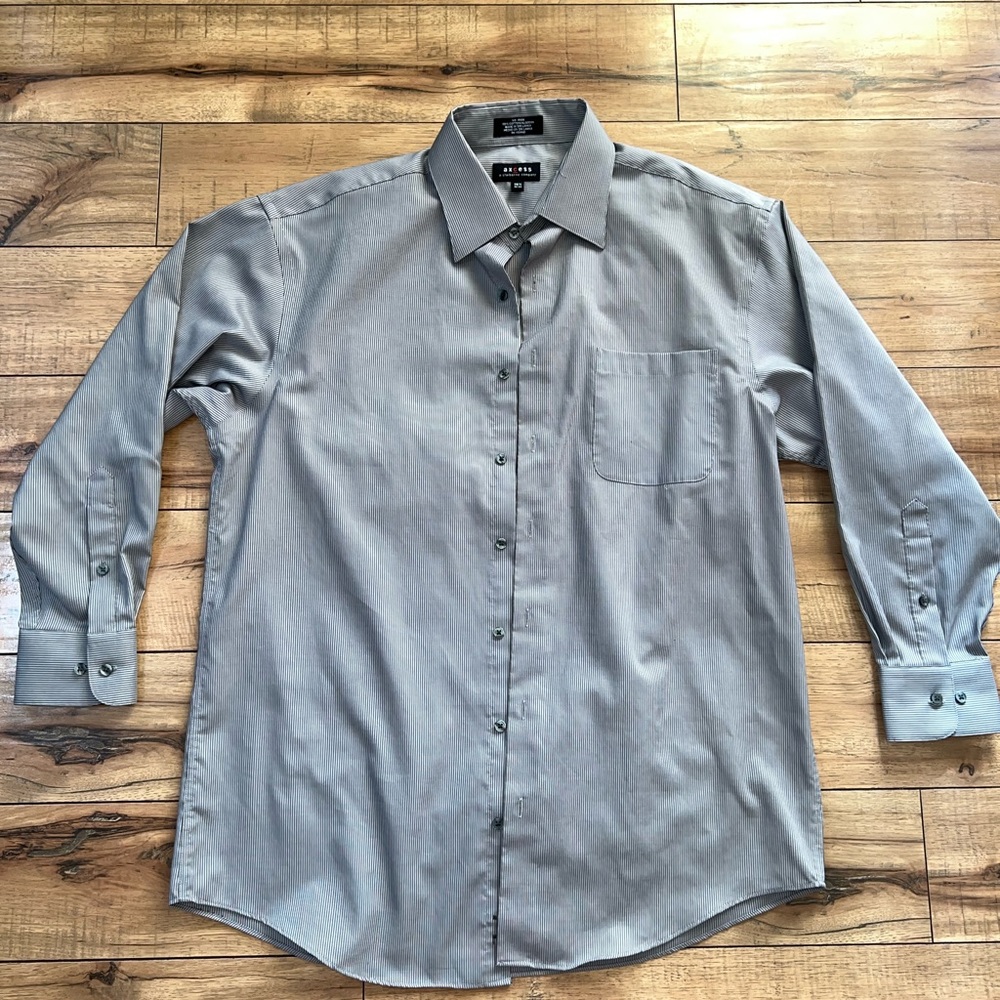 gray dress shirt